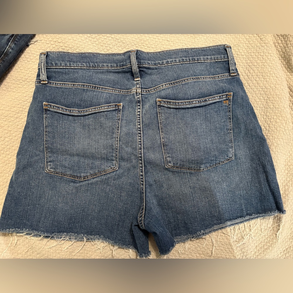 Madewell Blue Jean Shorts - Picture 2 of 2